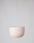 Rocksalt Pink Glazed Earth Hanging Planter by Angus & Celeste ハンギングプランター ロックソルトピンク