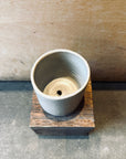 Pedestal Planter in Natural by Katie Cudal ペデスタルプランター