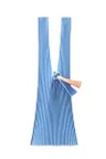 Pleco Tate-Pleats Bag 朱華x花浅葱(Pink Beige x Sky Blue)