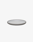 Plate in Ash White by Hasami Porcelain The Grey Collection プレート アッシュホワイト ハサミポーセリン