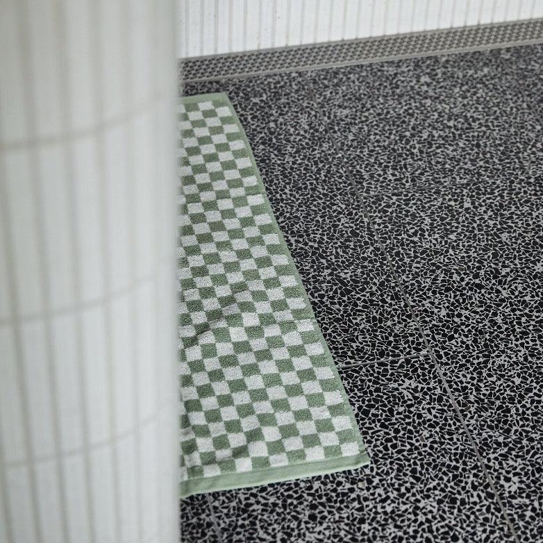 Beppu Bath Mat Sage & Chalk by BAINA ベップ バスマット セージ&チョーク