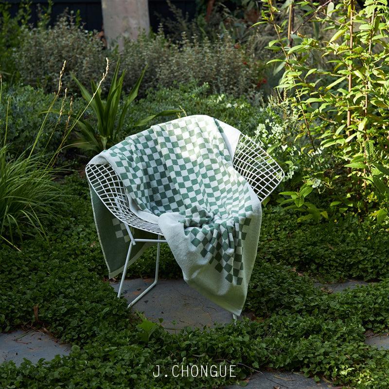 Roman Pool Towel Sage & Chalk by BAINA  ローマンプールタオル セージ&チョーク