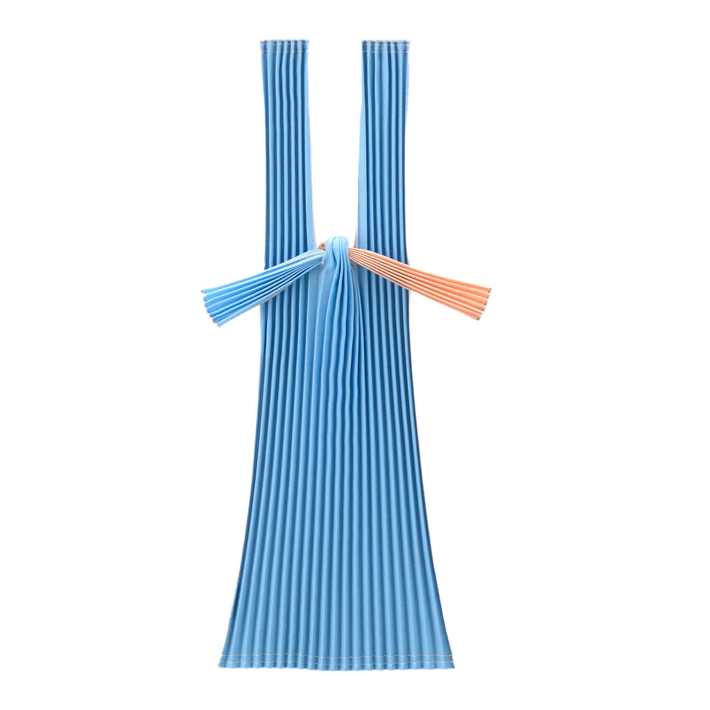 Pleco Tate-Pleats Bag Bicolour 朱華/花浅葱 (Pink Beige/Sky Blue