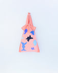 Pleco Tate-Pleats Bag Printed "moment" 石竹 (Pink)