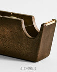 Tape Dispenser Blackened Bronze by Henry Wilson - THE PLANT SOCIETY ONLINE OUTPOST