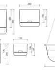 Self Watering Planter 170mm by Mr Kitly - THE PLANT SOCIETY ONLINE OUTPOST