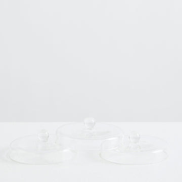 Glass Lid for Candle  by Maison Balzac キャンドル用ガラス蓋