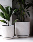Speckle Planter with saucer スペックルプランター ソーサー付