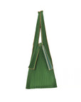 Pleco Tate-Pleats Bag Bicolour FOREST GREEN×SAGE BLUE