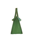 Pleco Tate-Pleats Bag Bicolour FOREST GREEN×SAGE BLUE