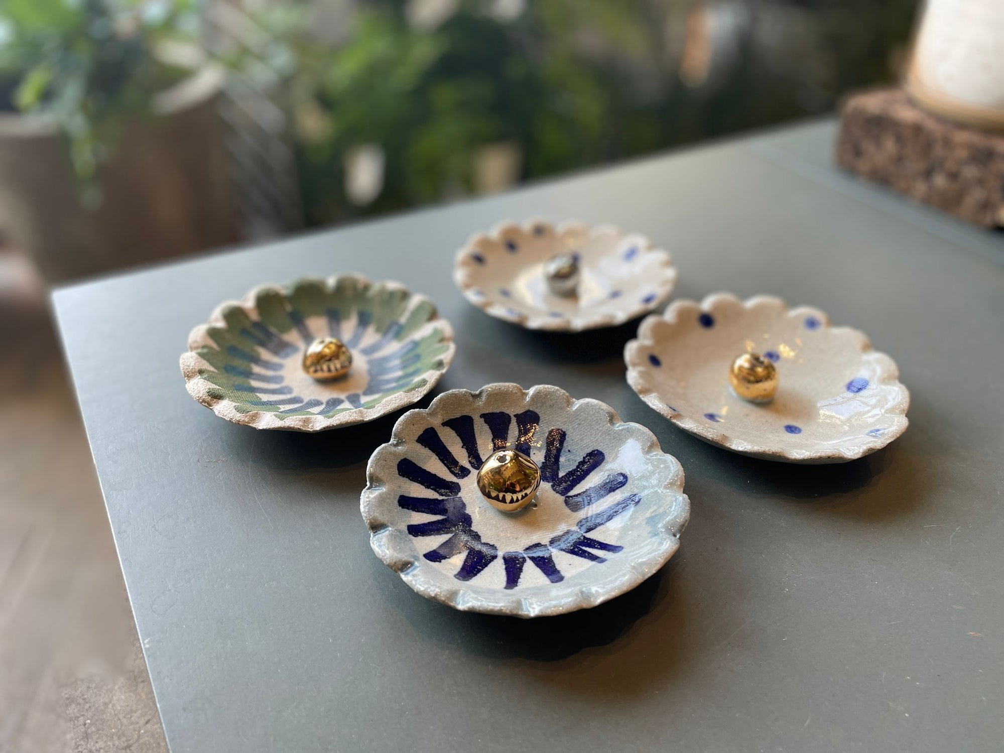 Flower Incense Holder by Bridget Bodenham