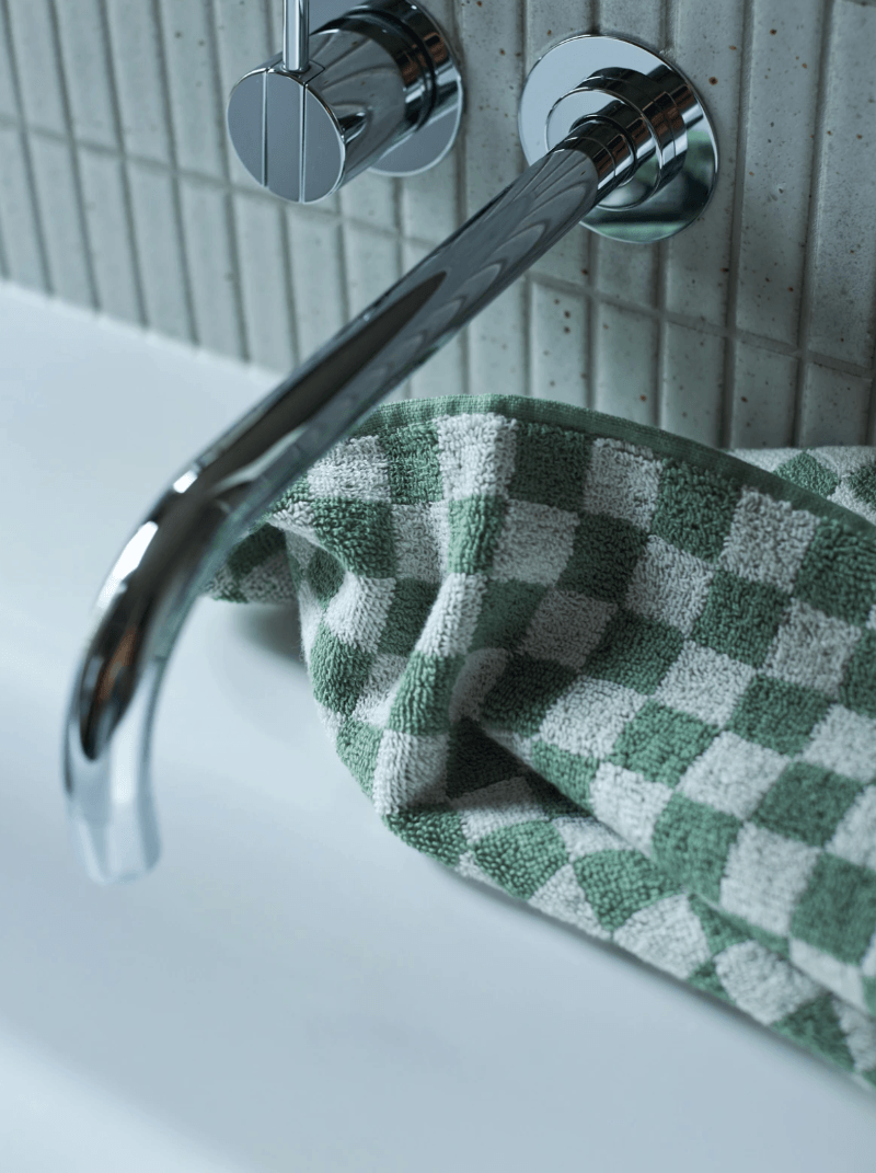 Sage and Chalk Organic Cotton Towel by Baina セージ＆チョーク オーガニックコットンタオル