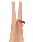 Pleco Tate-Pleats Bag 蘇芳色x朱華（Bordeaux x Pink）