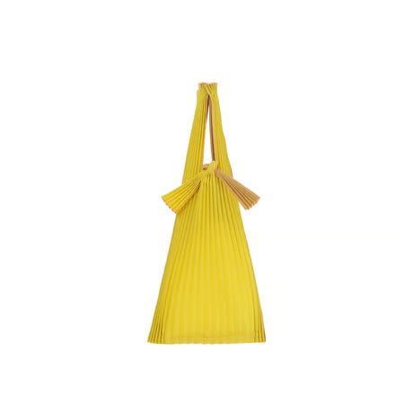 Pleco Tate-Pleats Bag Bicolour OLIVE YELLOW×OCHER