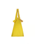 Pleco Tate-Pleats Bag Bicolour OLIVE YELLOW×OCHER