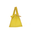 Pleco Tate-Pleats Bag Bicolour OLIVE YELLOW×OCHER