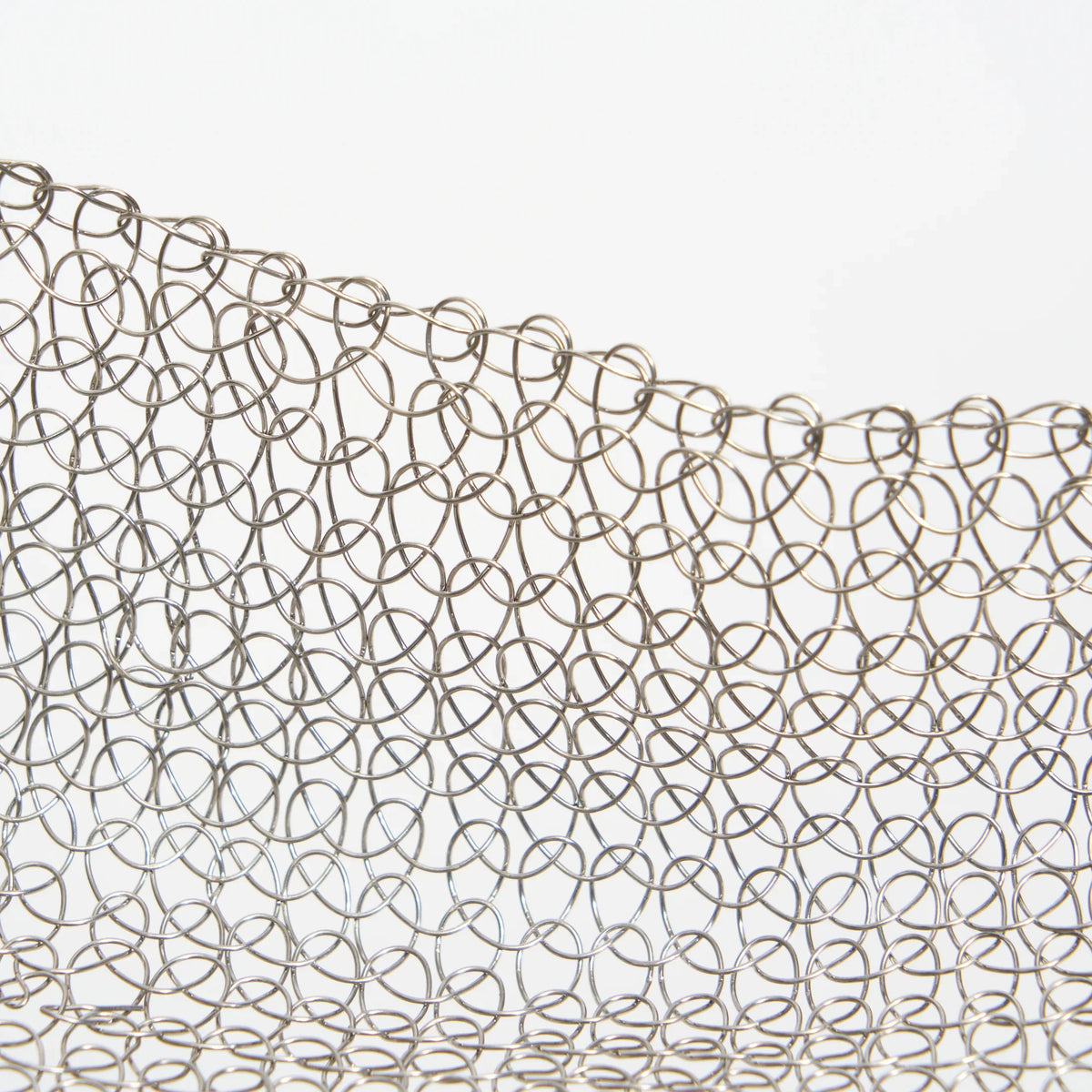 Wire Wall Vase in Silver