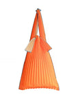 Pleco Tate-Pleats Bag 萱草x素色（Honey Orange x Beige）