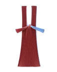 Pleco Tate-Pleats Bag 花浅葱x蘇芳色（Sky Blue x Bordeaux）