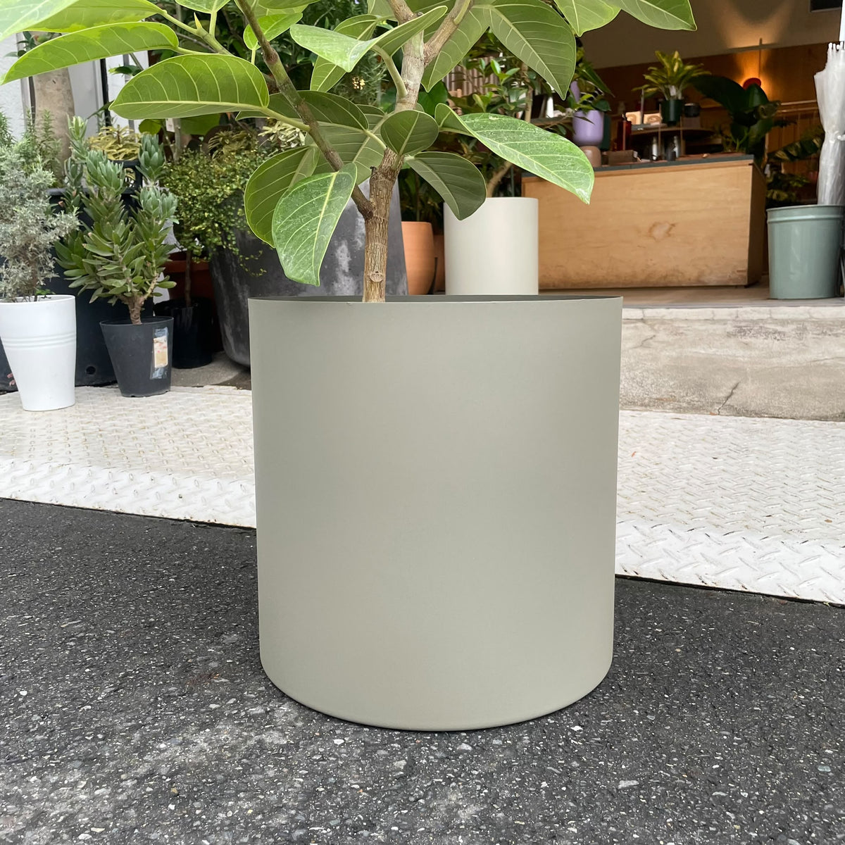 Metal Cylinder Planter Cover メタルシリンダープランターカバー