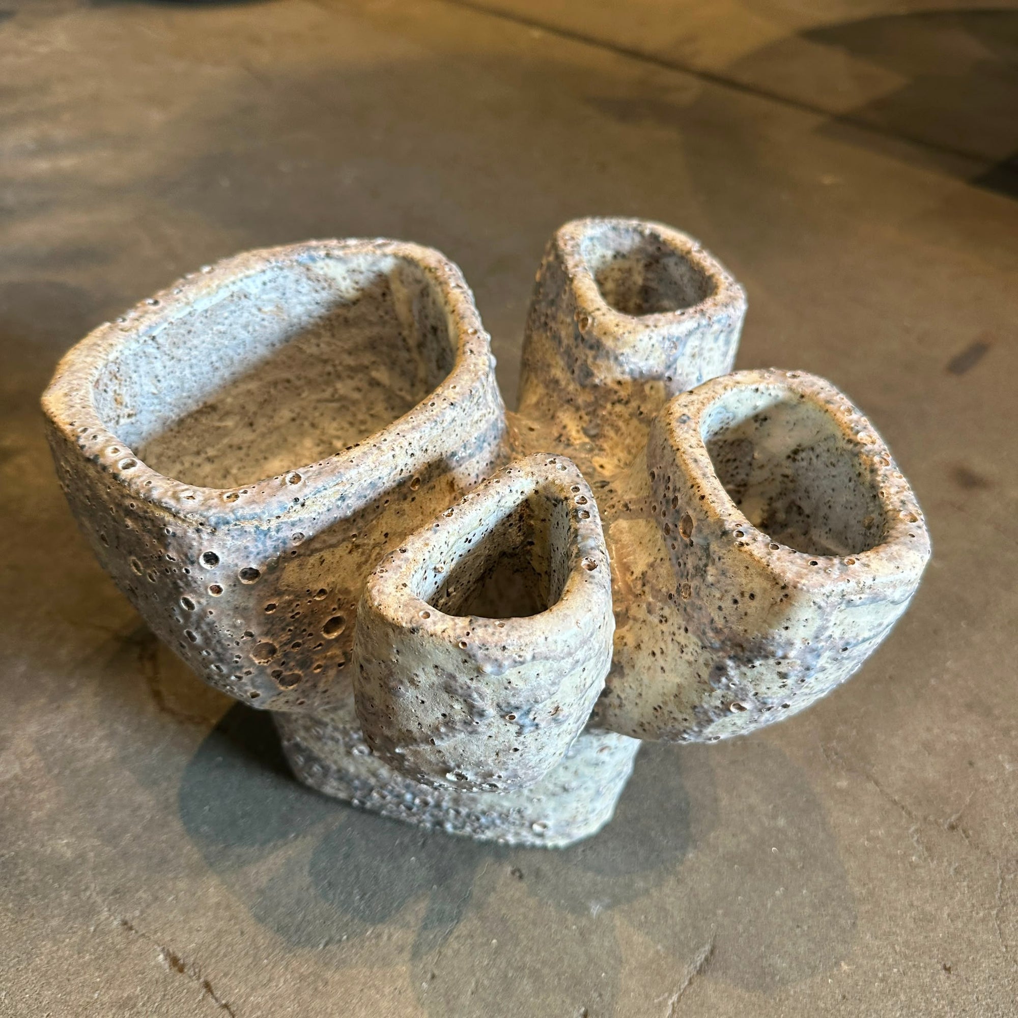 Mini Quad on Plinth Planter by Buzzby &amp; Fang ミニクアッドオンプリンスプランター