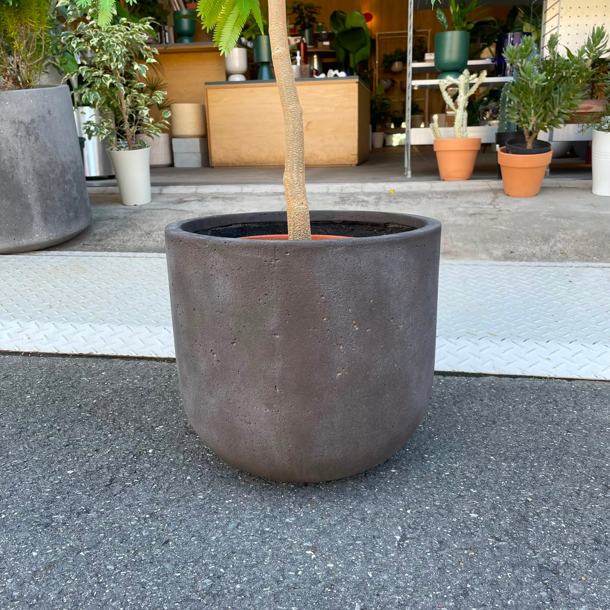 ラウンドUプランターモノI 大きな植木鉢 I プラントソサエティ
