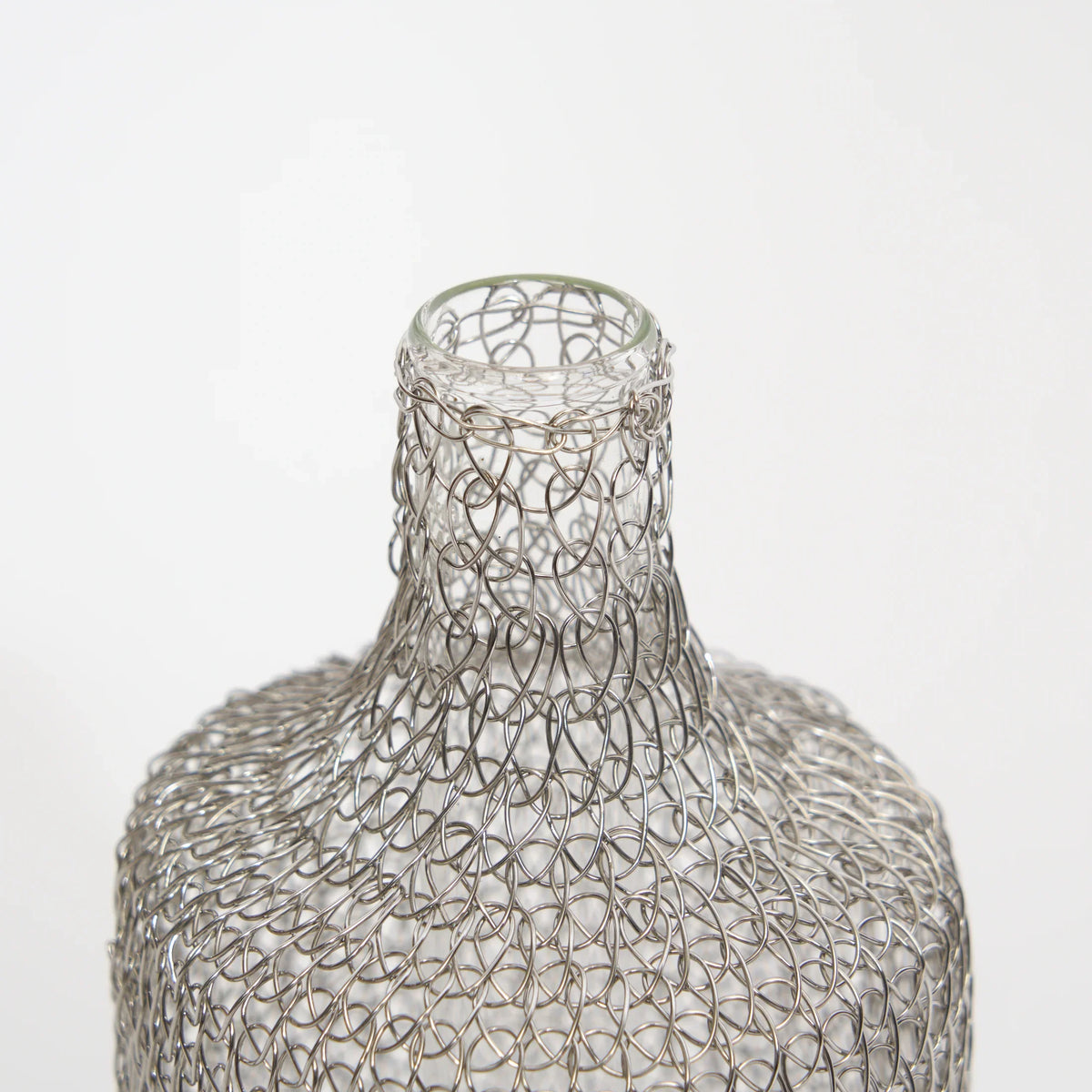 Wire Table Vase in Black
