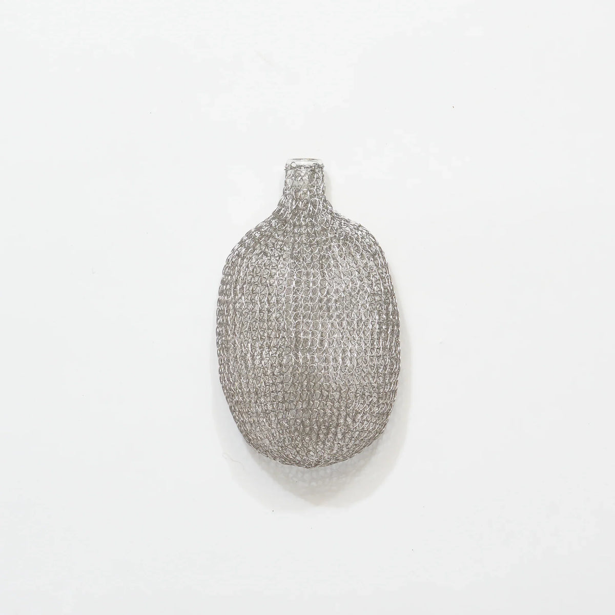 Wire Wall Vase in Silver