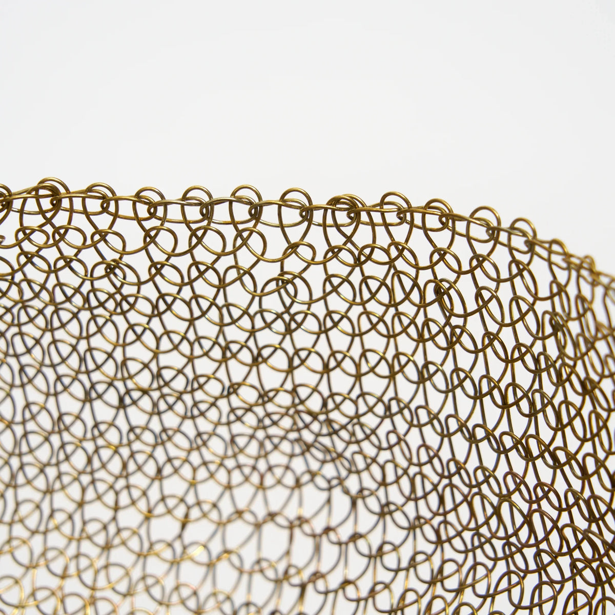 Wire Wall Vase in Gold