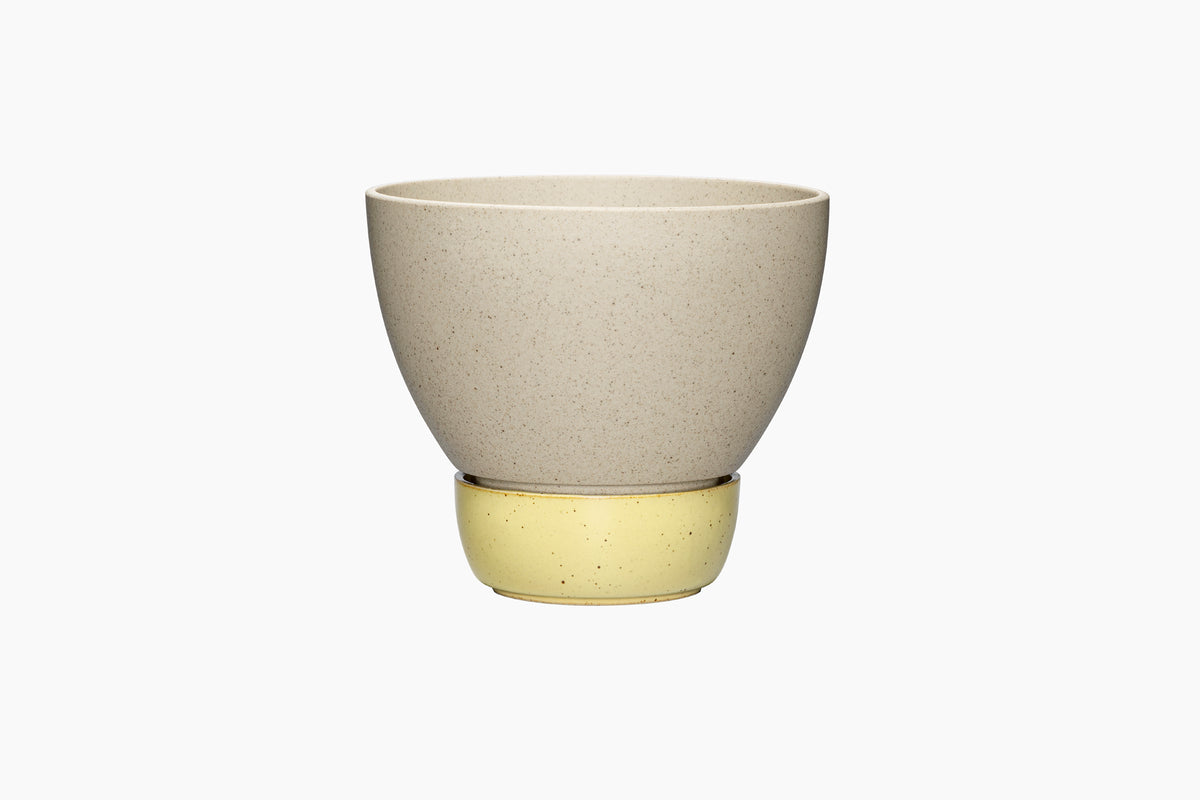 Husk Planter in Yellow