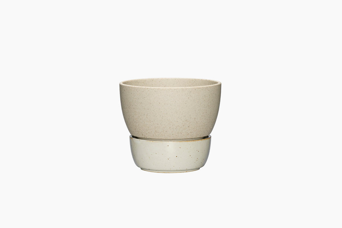 Husk Planter in White