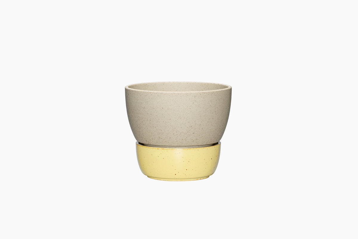 Husk Planter in Yellow