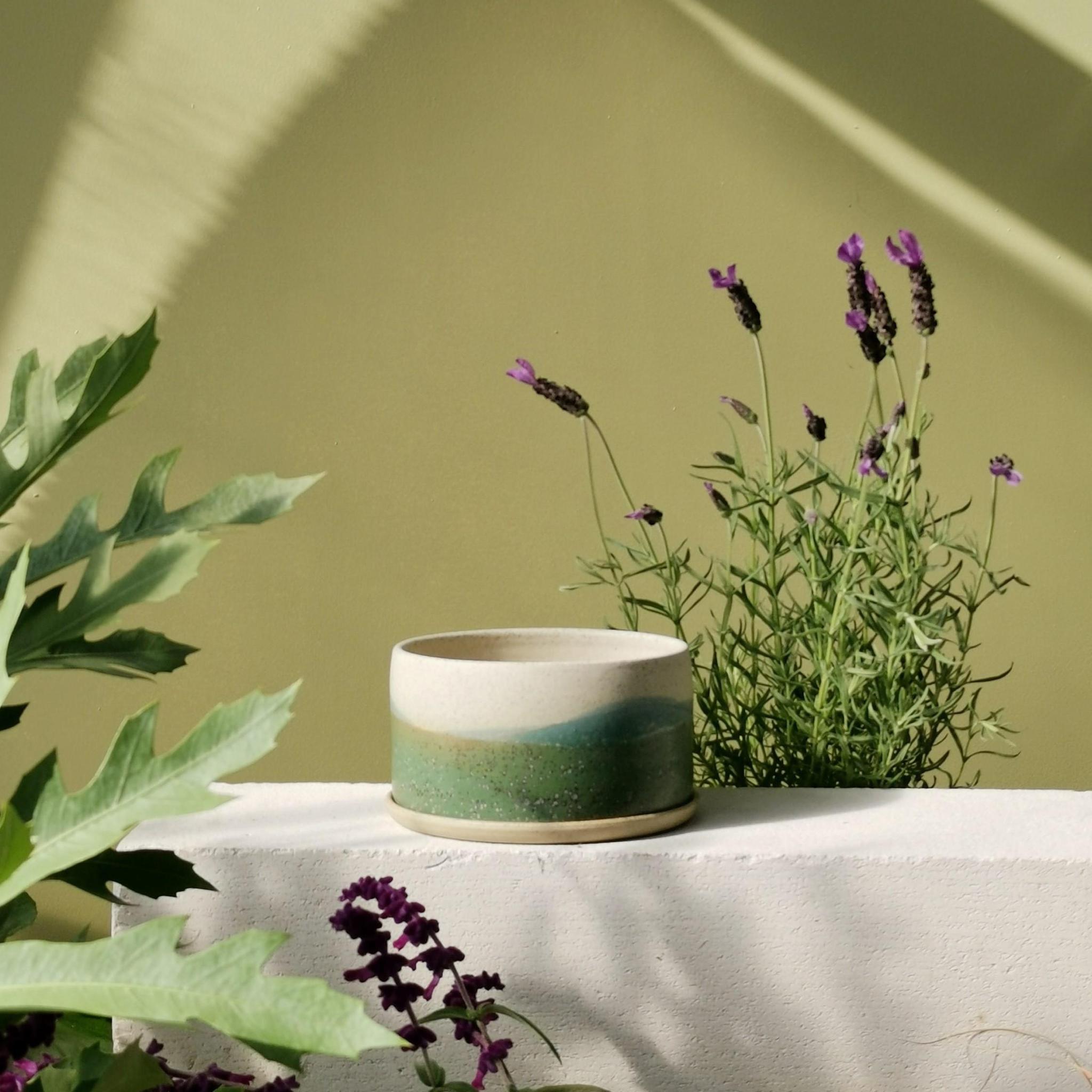 オーロラプランター Aurora Borealis by Arcadia Scott I 植木鉢 I