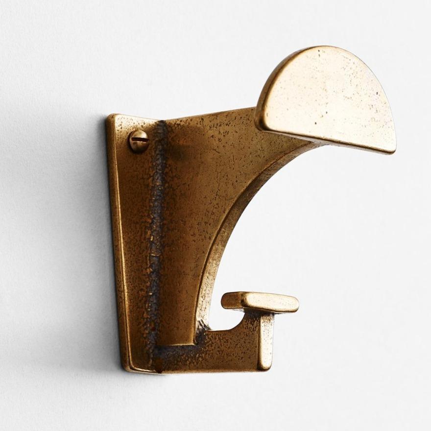 Compass Hook Bronze by Henry Wilson J Chongue metal handmade homeware hardware Australian