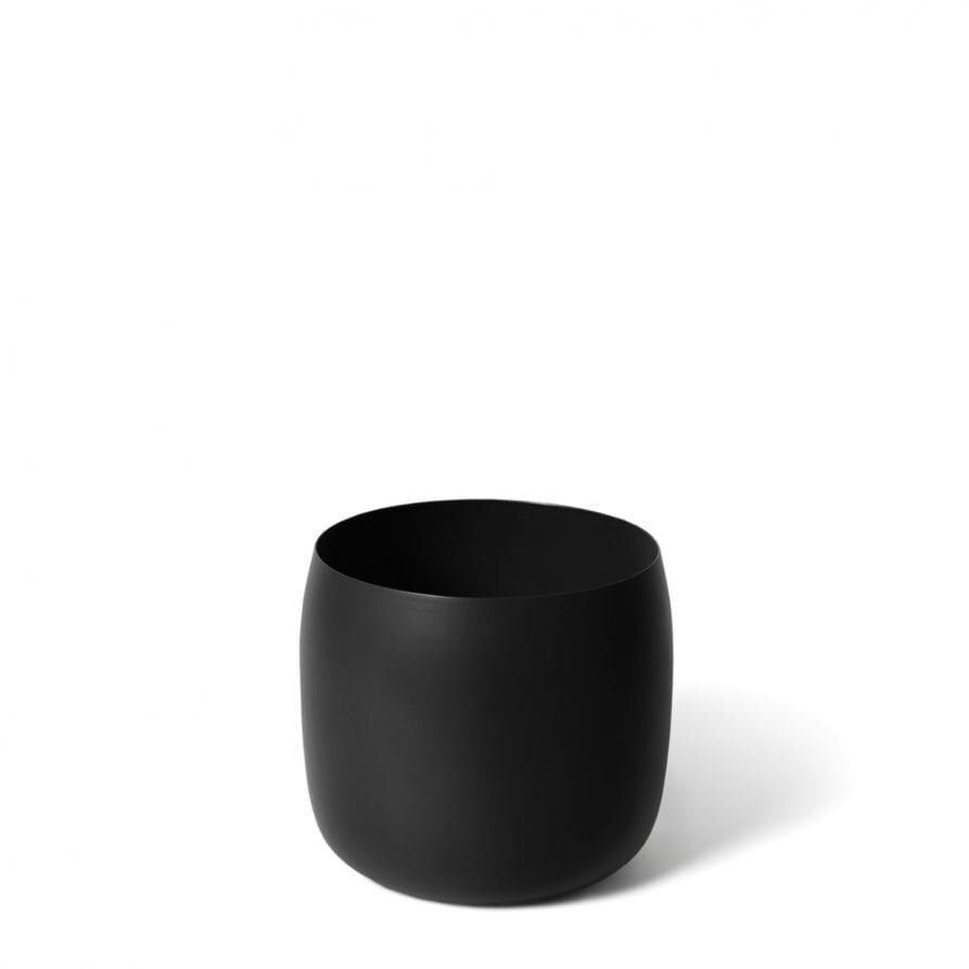 Spun Planter in Black by Lightly Design