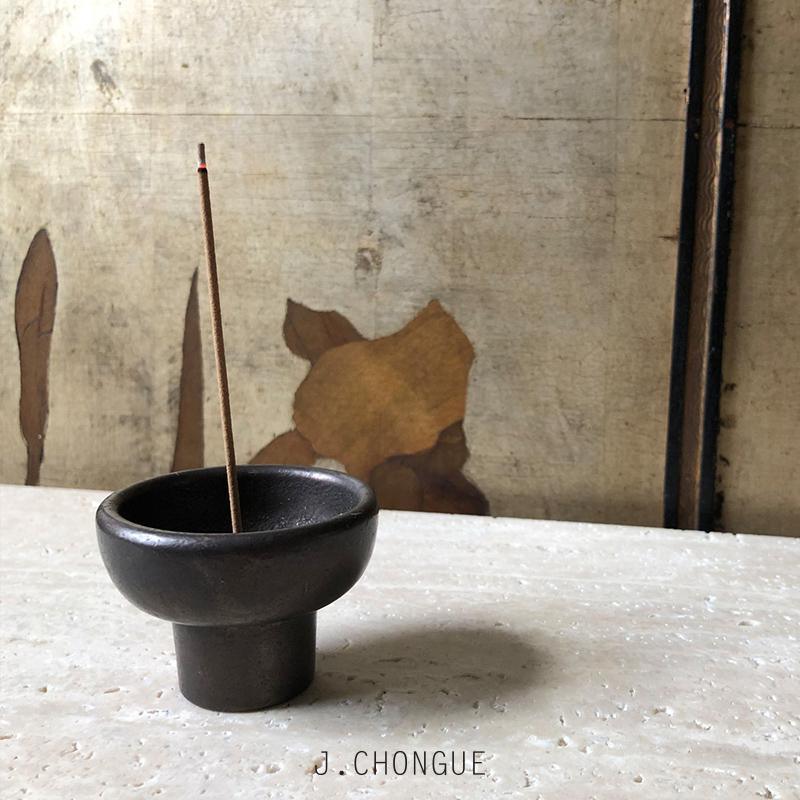 Incense Burner Black Bronze by Henry Wilson インセンスバーナー ブラックブロンズ