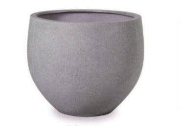 セメントラウンドプランター I 大きな植木鉢 I プラントソサエティ